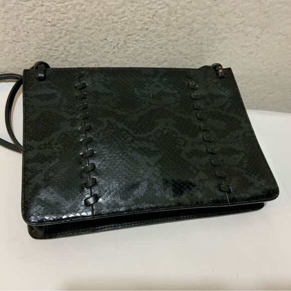 Fossil Snake skin pattern leather clutch - Picture 3 of 10